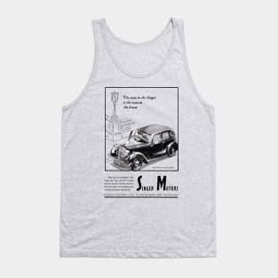 SINGER TEN - advert Tank Top